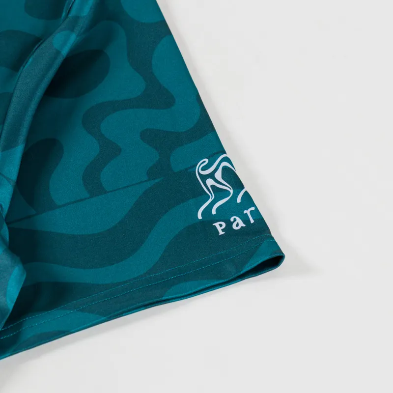 By Parra Sports Flage Polo Shirt Deep Sea Green-9