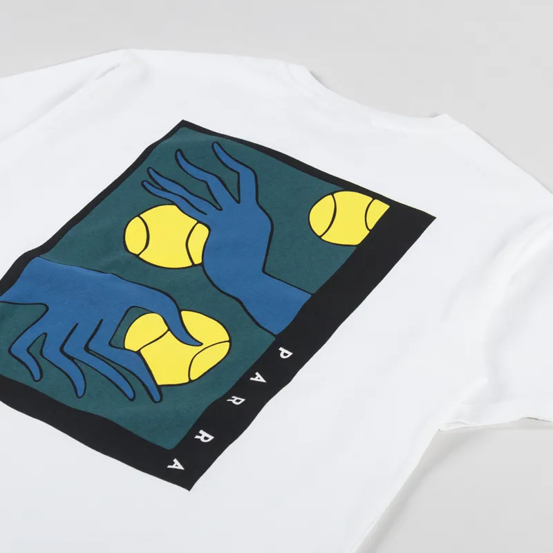 By Parra Ball Catcher T Shirt White-2