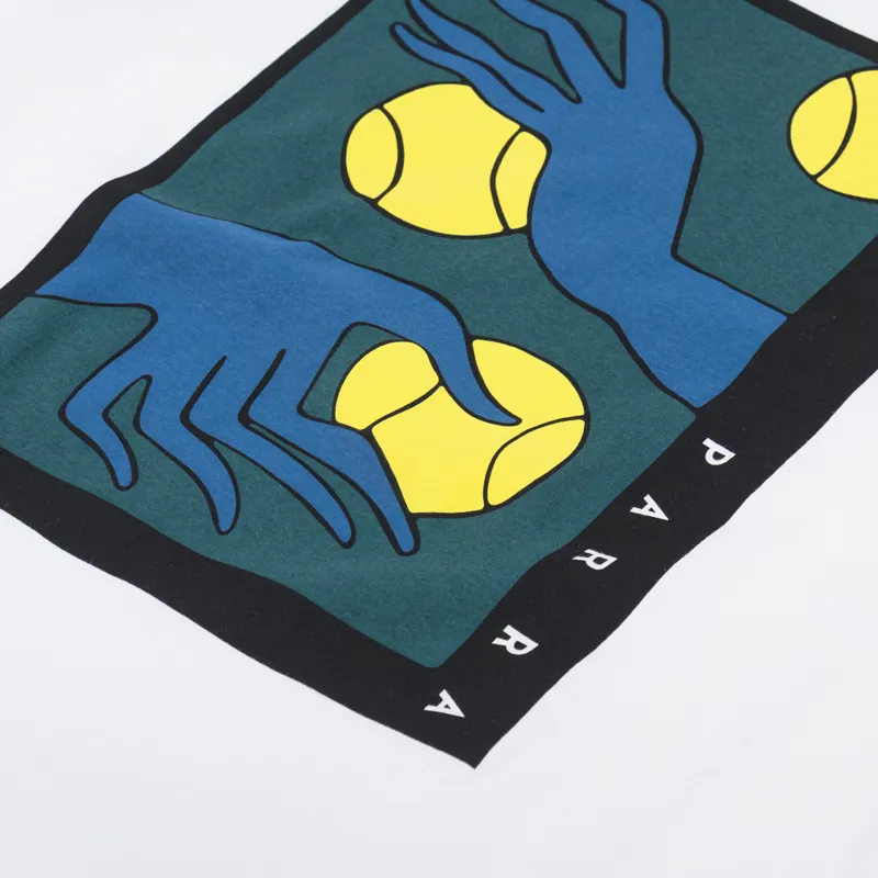 By Parra Ball Catcher T Shirt White-4