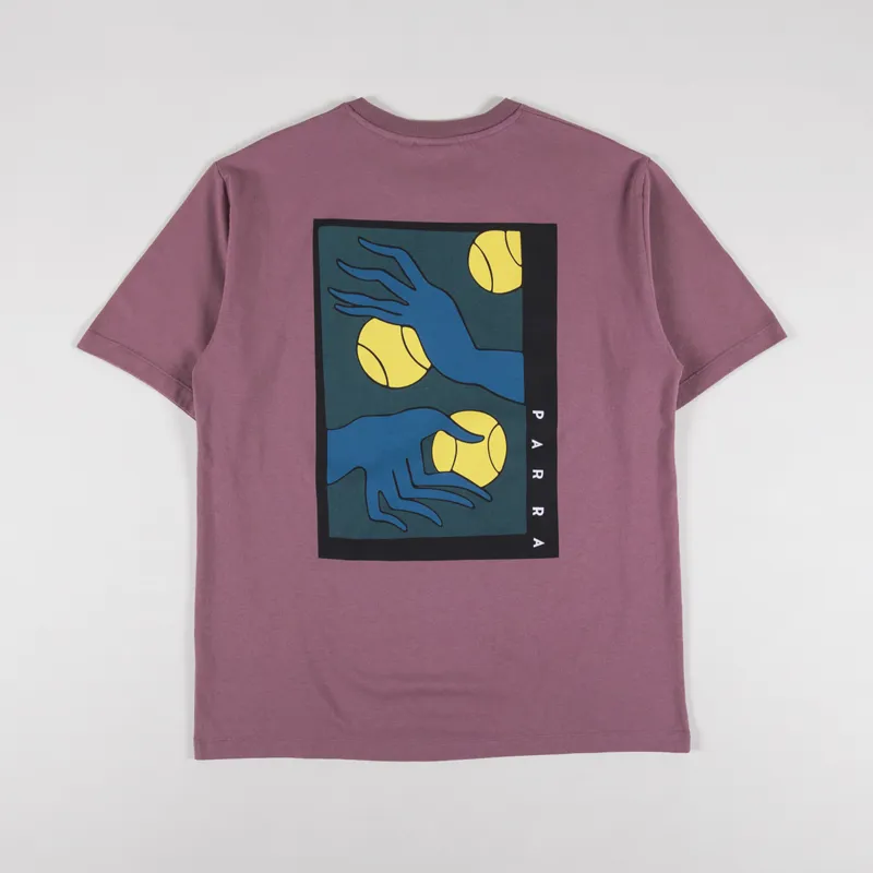 By Parra Ball Catcher T Shirt Dusty Rose