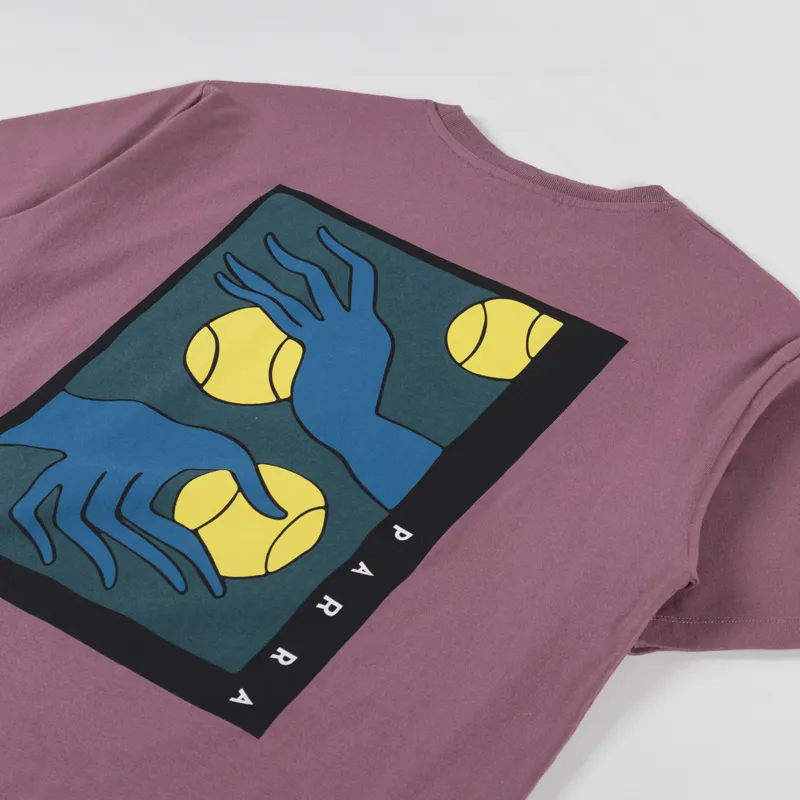 By Parra Ball Catcher T Shirt Dusty Rose-2