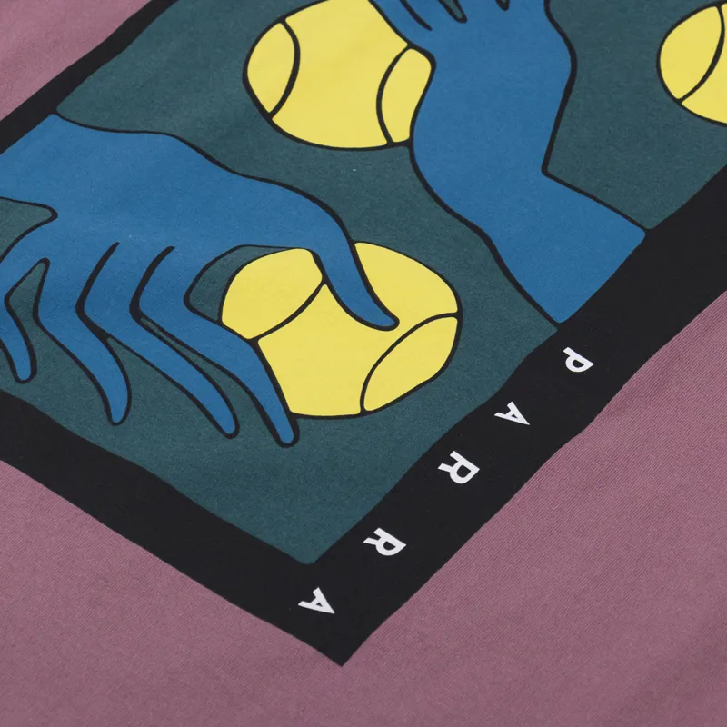 By Parra Ball Catcher T Shirt Dusty Rose-4