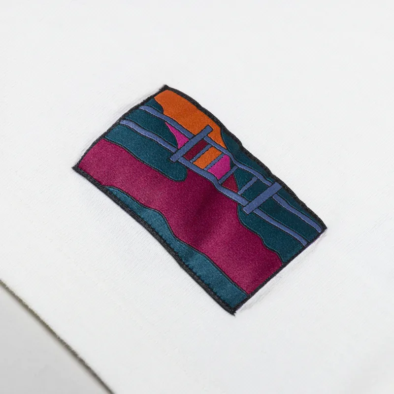 By Parra No Trespassing T Shirt Off White-3