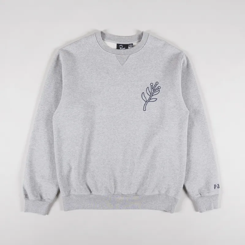 By Parra Mens Duck Attack Crewneck Sweatshirt Heather Grey