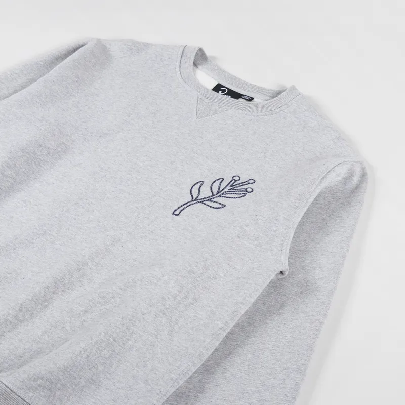 By Parra Duck Attack Crewneck Sweatshirt Heather Grey-3