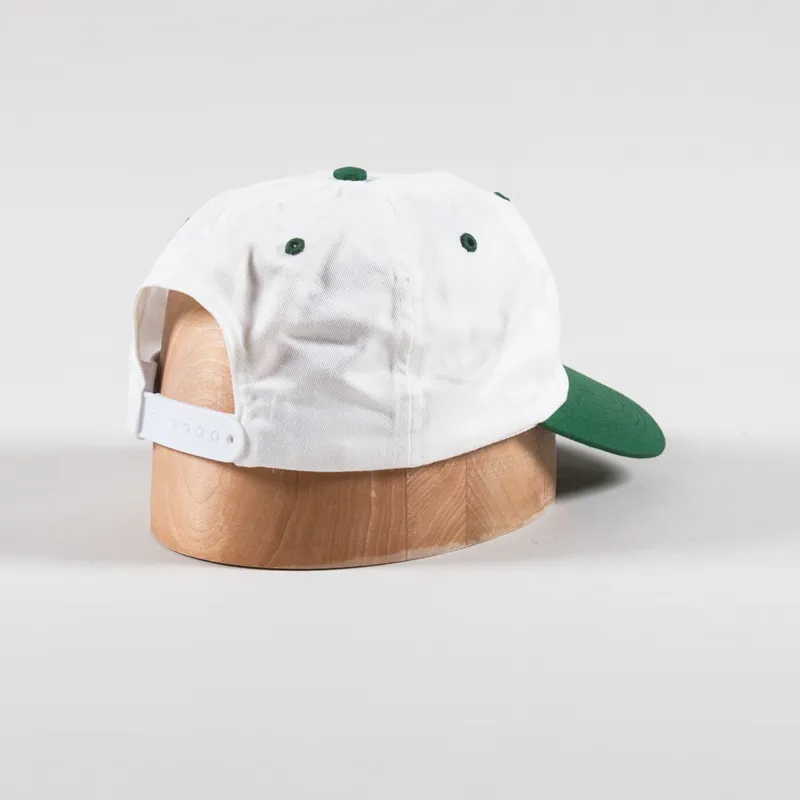 By Parra Balled 6 Panel Hat White-1