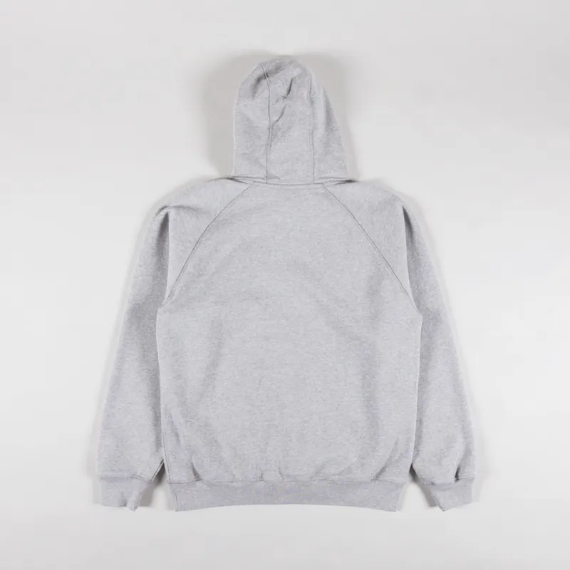 By Parra Blob Logo Hooded Sweatshirt Heather Grey-6