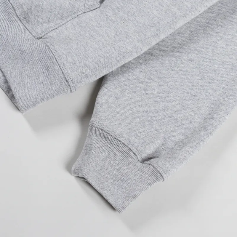By Parra Blob Logo Hooded Sweatshirt Heather Grey-4