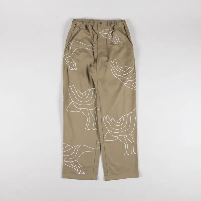 By Parra Stitched Up Duck Pants Tan-1