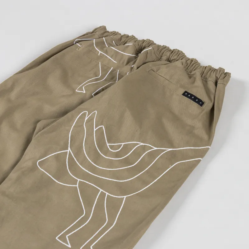 By Parra Stitched Up Duck Pants Tan-7