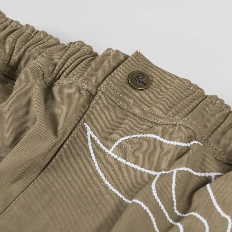 By Parra Stitched Up Duck Pants Tan-4