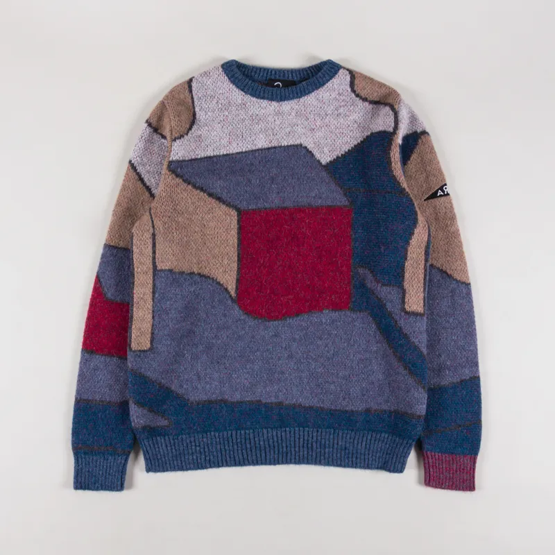 By Parra Your Street Knitted Pullover Blue