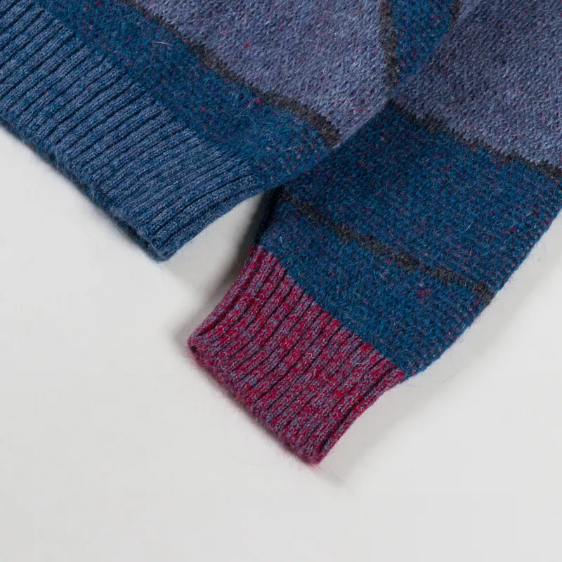 By Parra Your Street Knitted Pullover Blue-6