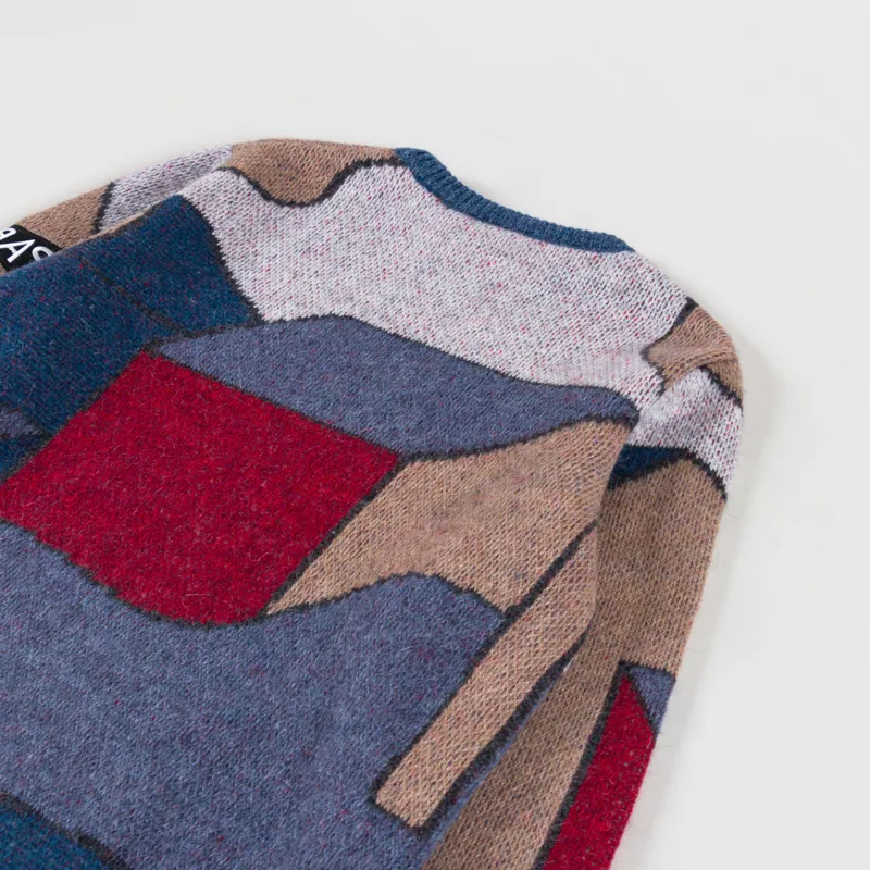 By Parra Your Street Knitted Pullover Blue-3