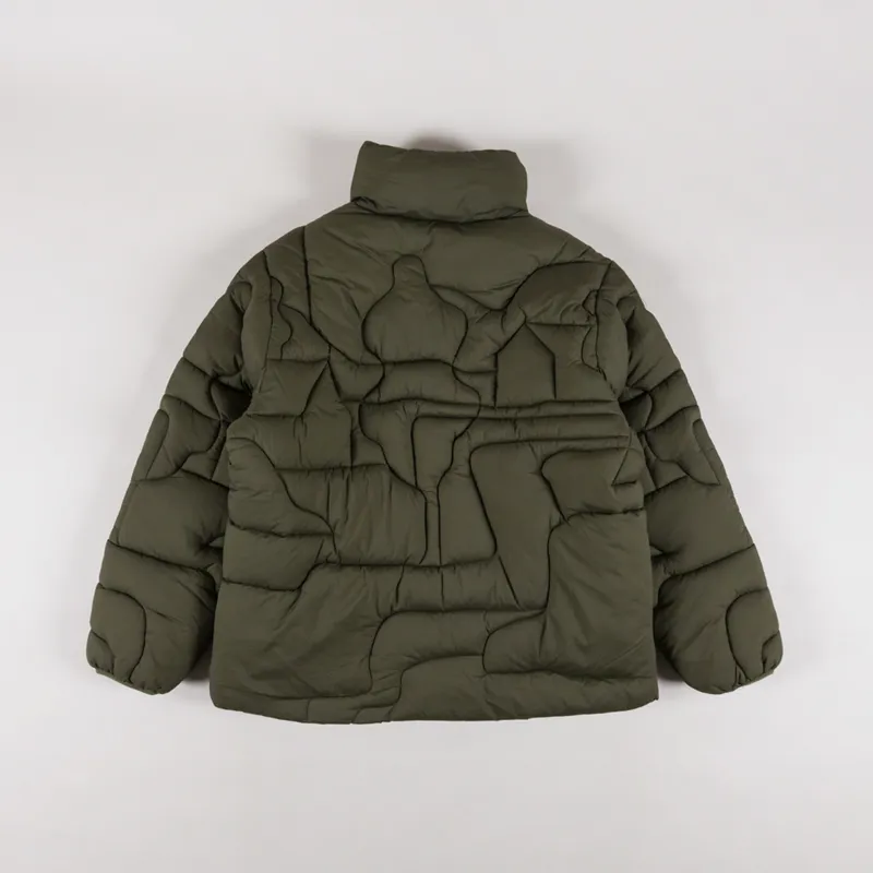 By Parra Boring Village Puffer Jacket Green-2