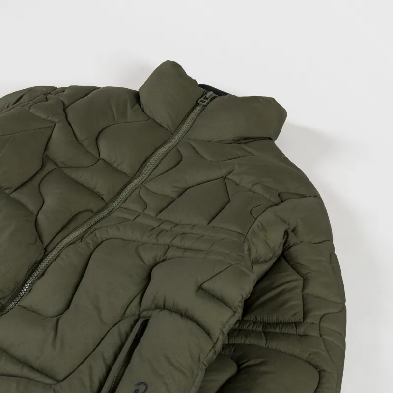 By Parra Boring Village Puffer Jacket Green-3