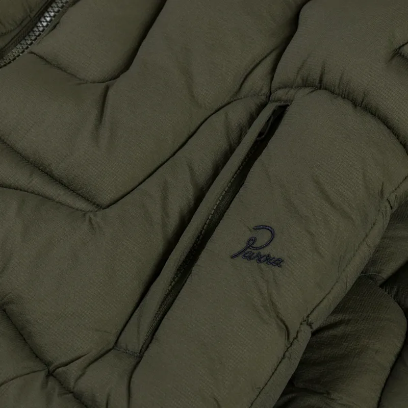 By Parra Boring Village Puffer Jacket Green-8