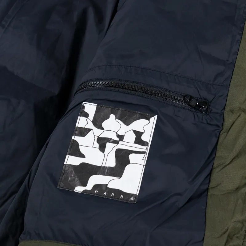 By Parra Boring Village Puffer Jacket Green-7
