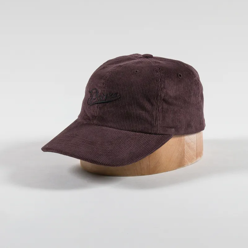 By Parra Fancy Logo 6 Panel Hat Dark Mahogany
