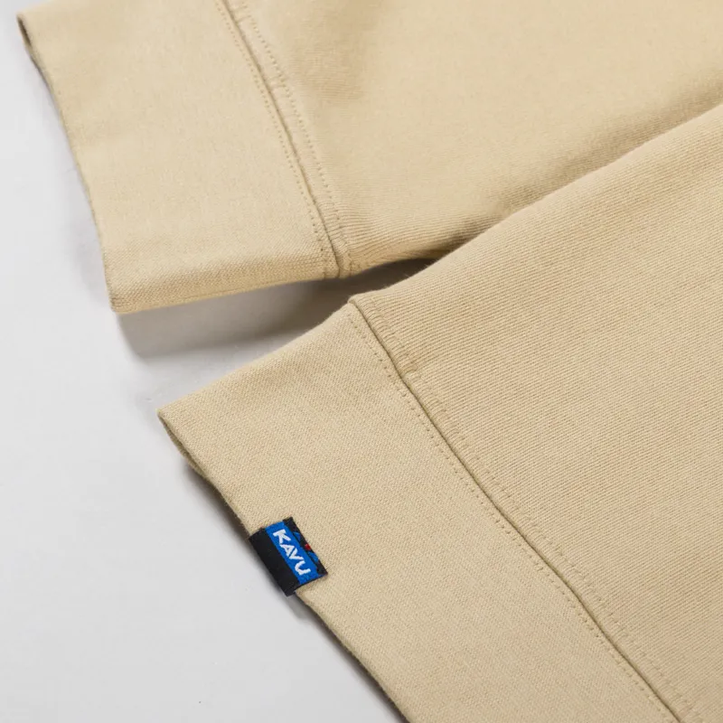 Kavu Core Crew Sweatshirt Classic Beige-6