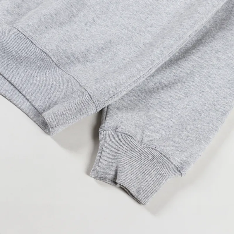 By Parra Rounded PAR Crewneck Sweatshirt Heather Grey-6