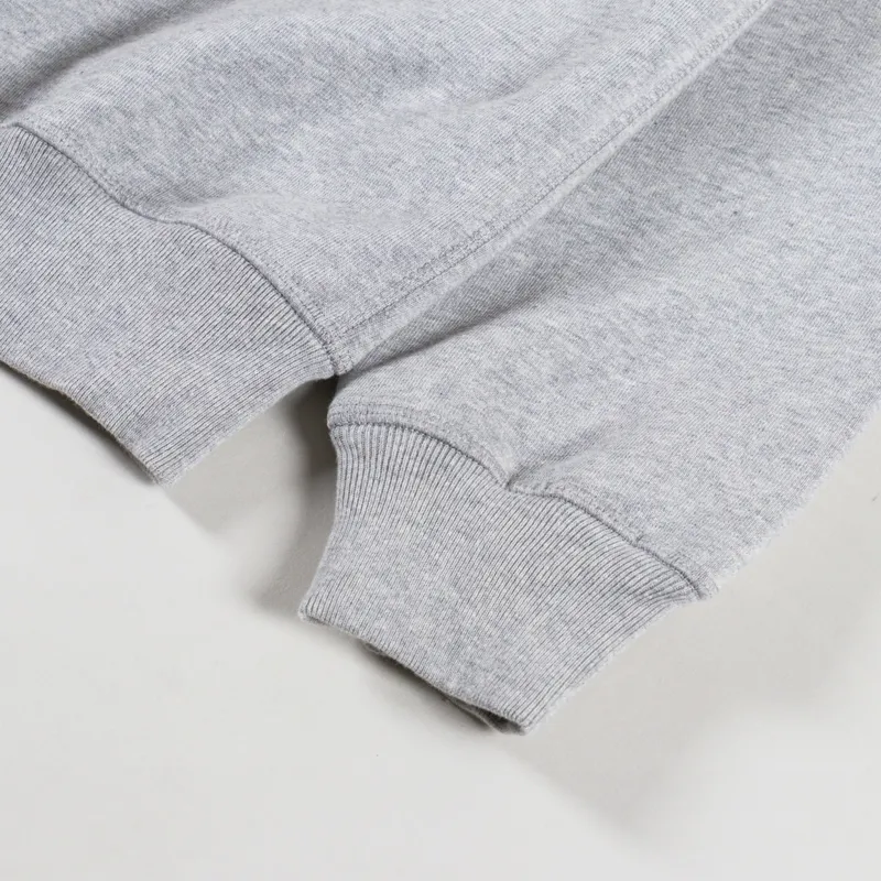 By Parra Rounded PAR Crewneck Sweatshirt Heather Grey-5