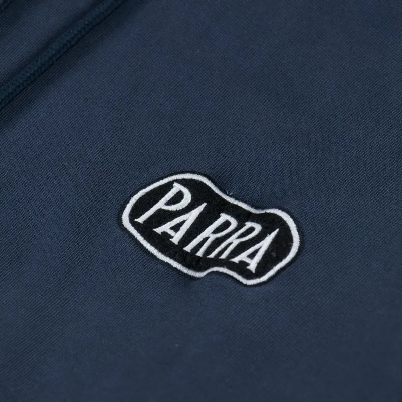 By Parra Oval Logo Hooded Sweatshirt Washed Blue-4