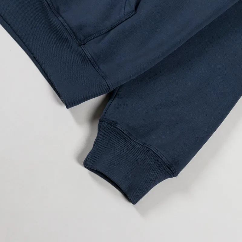 By Parra Oval Logo Hooded Sweatshirt Washed Blue-7