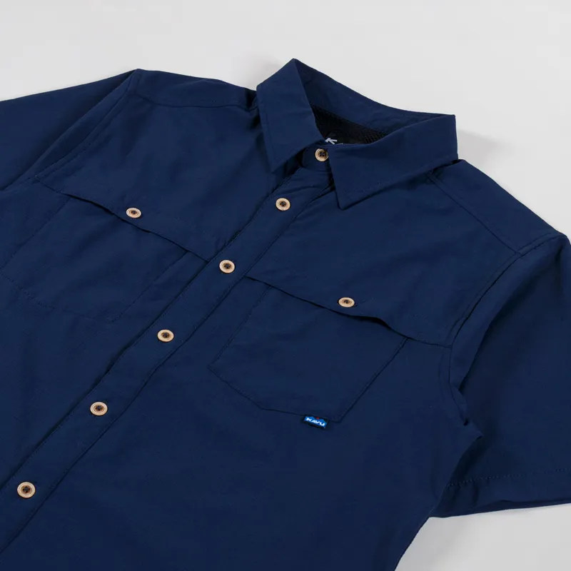 Kavu Cascade Trail Shirt Dark River-2