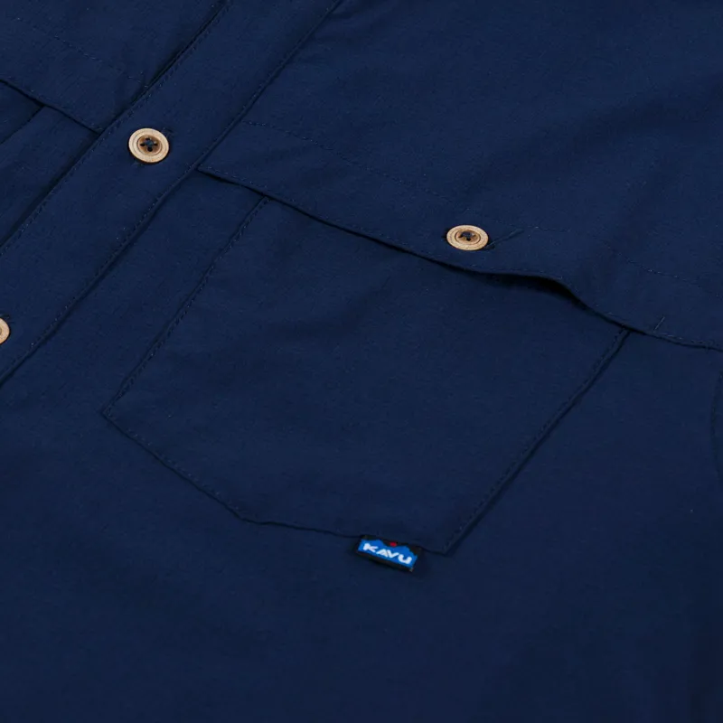 Kavu Cascade Trail Shirt Dark River-6