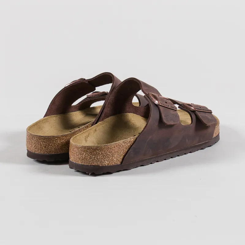 Birkenstock Arizona Oiled Leather Regular Fit Sandals Habana-1