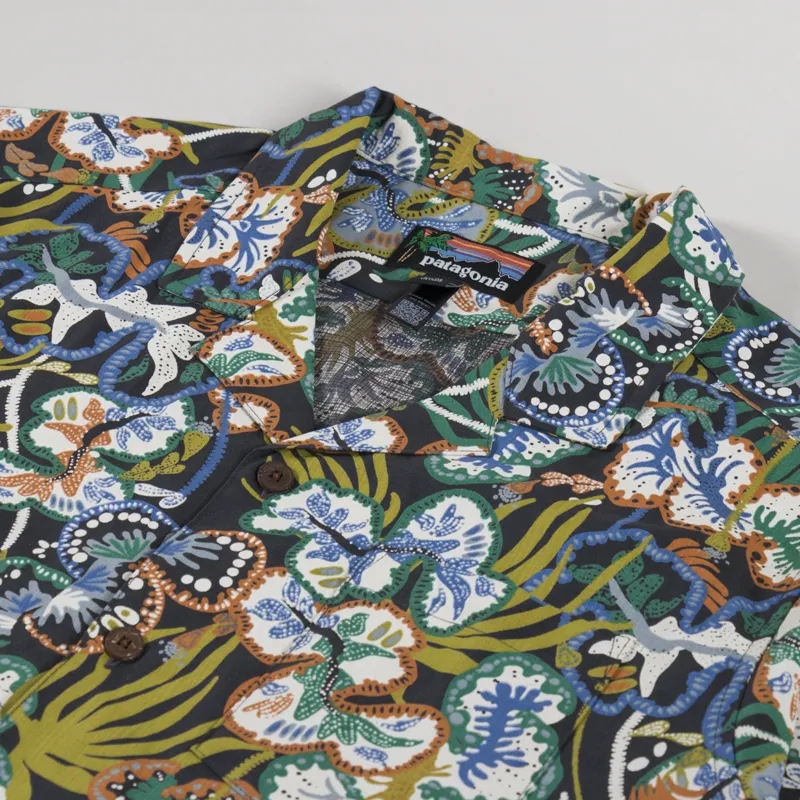 Patagonia Tidal Threads Camp Shirt Undersea Ink Black-2