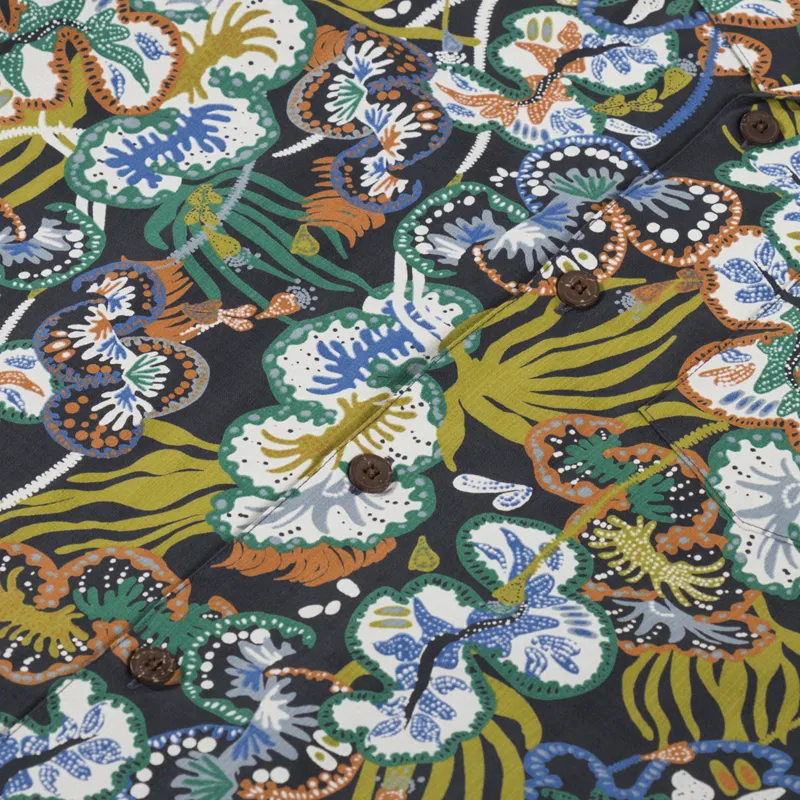 Patagonia Tidal Threads Camp Shirt Undersea Ink Black-4