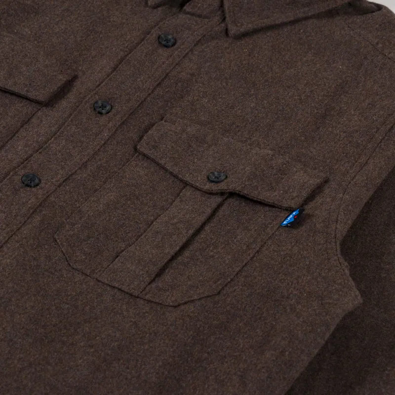 Kavu Trappers Peak Shirt Dark Roast-5