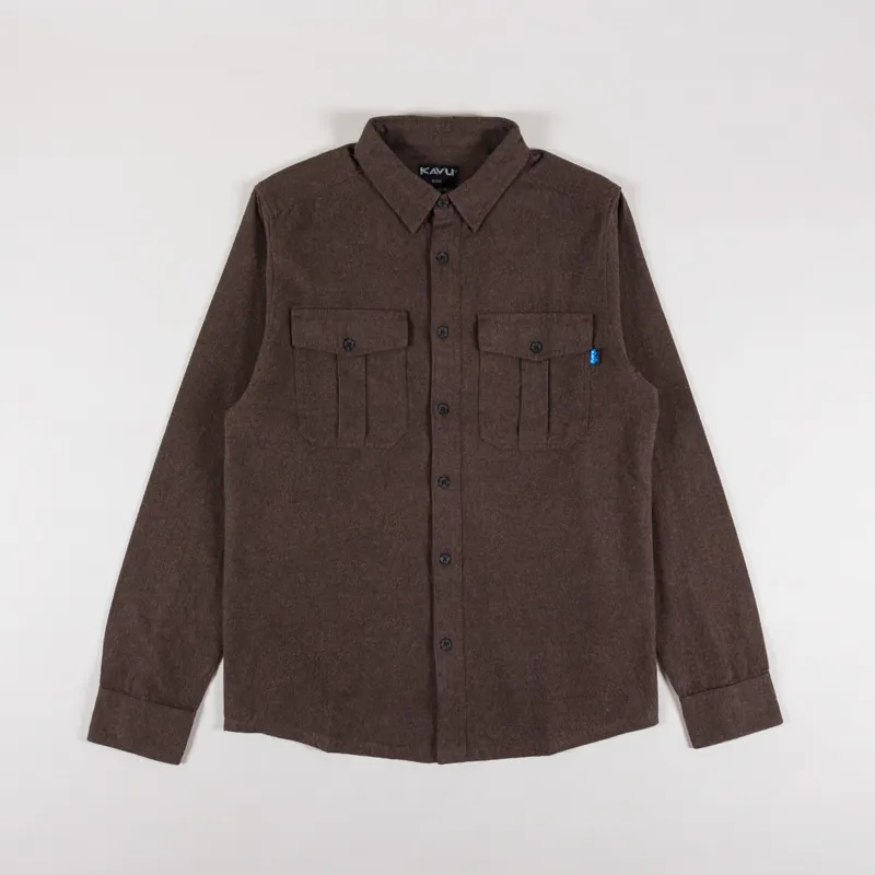 Kavu Trappers Peak Shirt Dark Roast