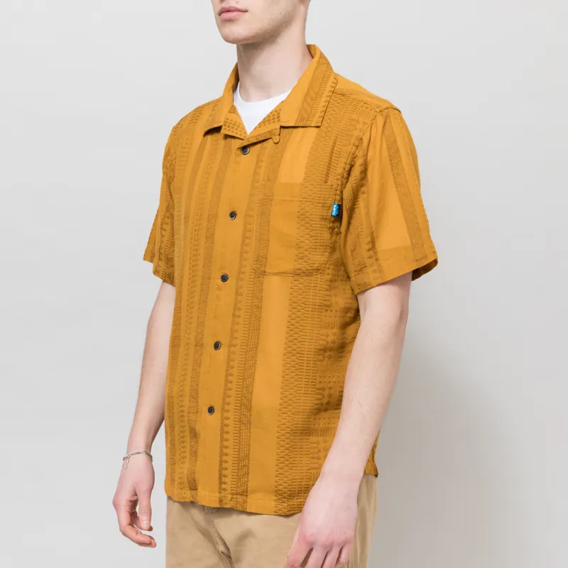 Kavu Castaway Shirt Wood Dobby-1