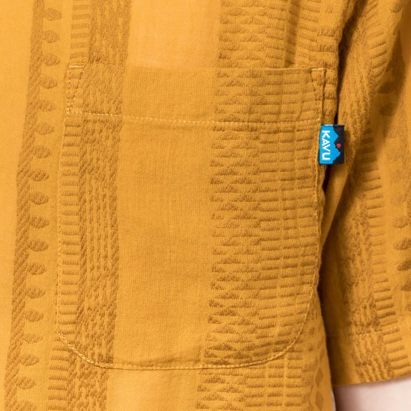 Kavu Castaway Shirt Wood Dobby-5
