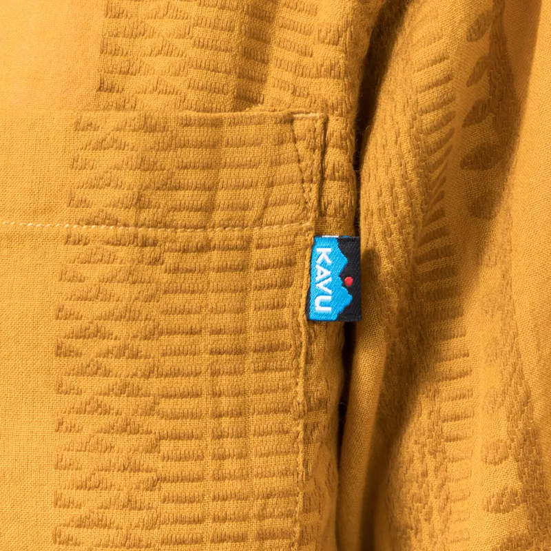 Kavu Castaway Shirt Wood Dobby-6
