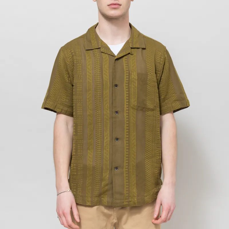 Kavu Castaway Shirt Kelp Dobby