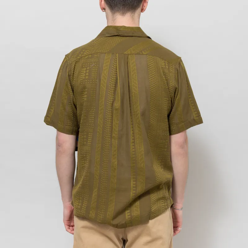 Kavu Castaway Shirt Kelp Dobby-2