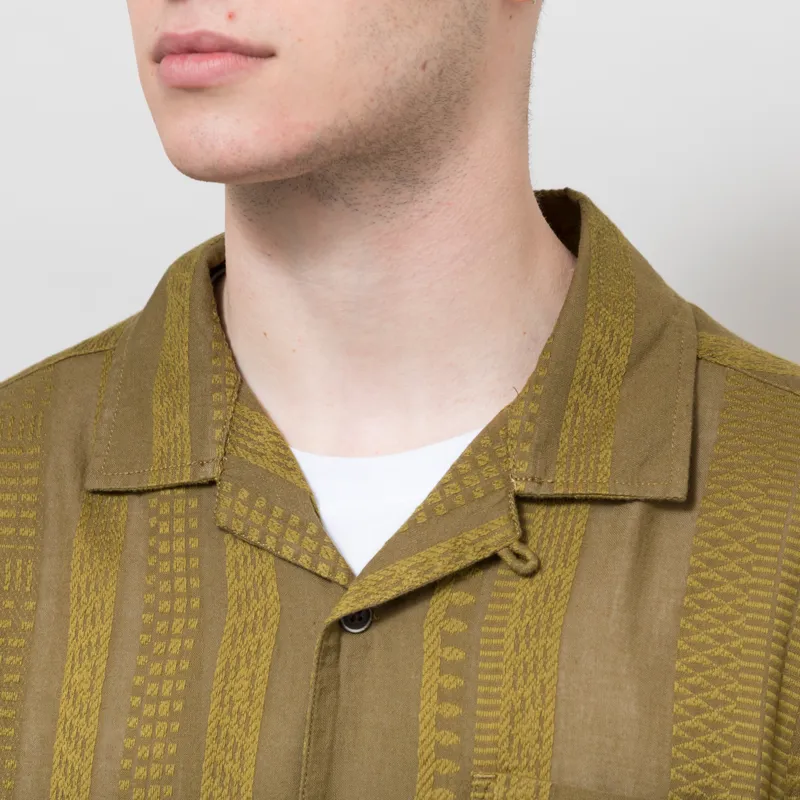 Kavu Castaway Shirt Kelp Dobby-3