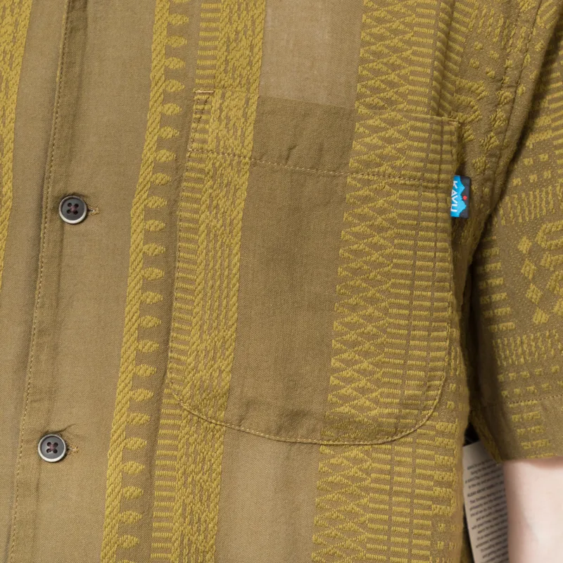 Kavu Castaway Shirt Kelp Dobby-5