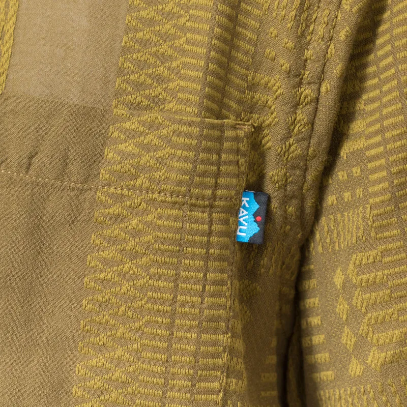 Kavu Castaway Shirt Kelp Dobby-6