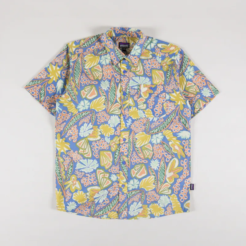 Patagonia Go To Shirt Flourish Abundant Blue