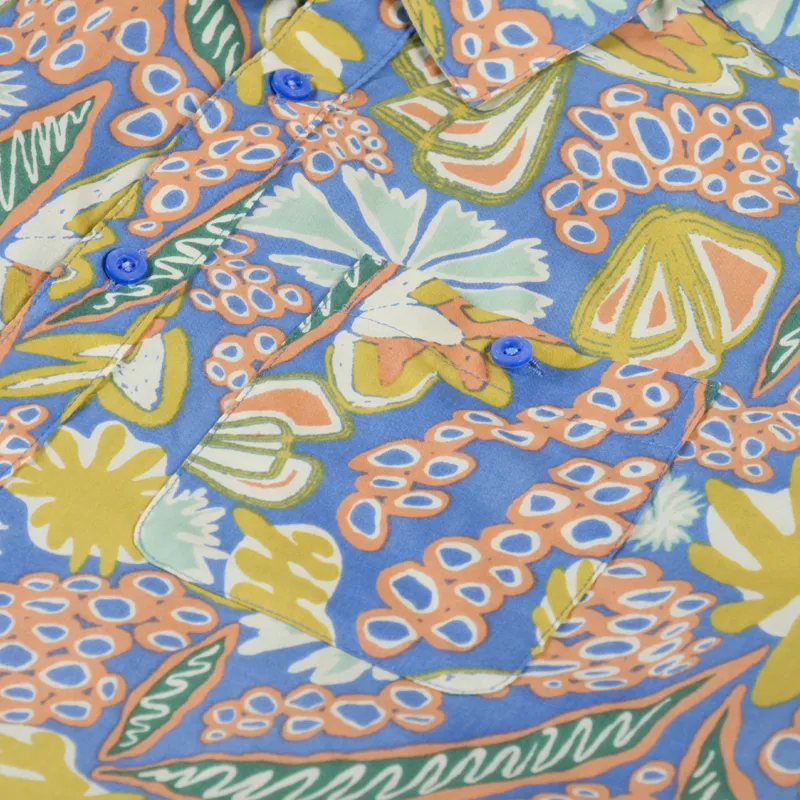 Patagonia Go To Shirt Flourish Abundant Blue-3