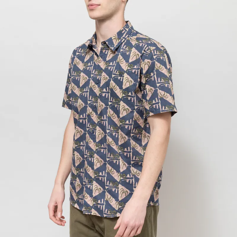 Patagonia Go To Shirt Jaguar Geo Dolomite Blue-1