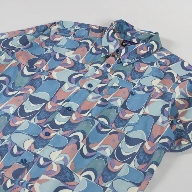 Patagonia Go To Shirt Swallowtail Geo Still Blue-1