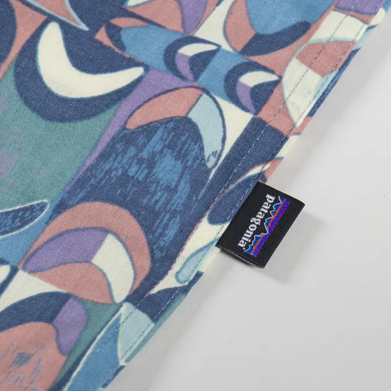 Patagonia Go To Shirt Swallowtail Geo Still Blue-5