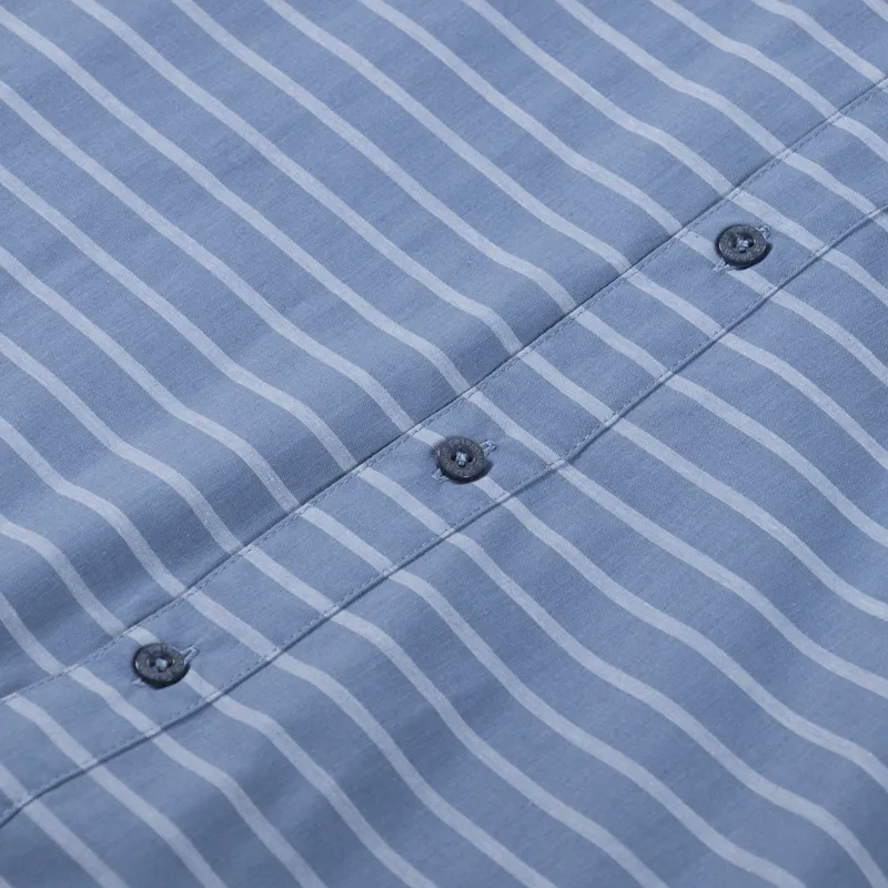 Patagonia Go To Shirt Boardwalk Stripe Utility Blue-4