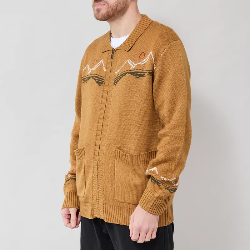 Kavu Jeffery Cardigan Wood-1